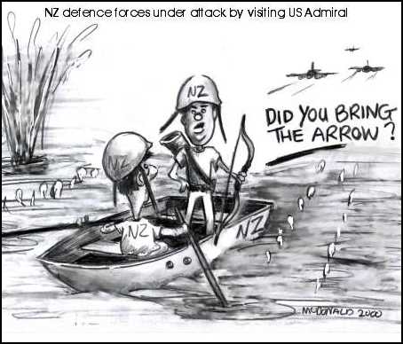 Scoop Cartoon: NZ Defence Under Attack | Scoop News